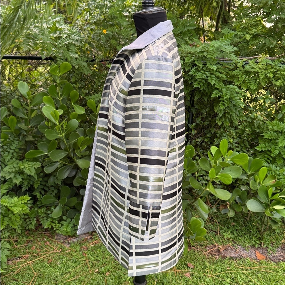Grace Chuang metallic jacket, size Large - Picture 3 of 6
